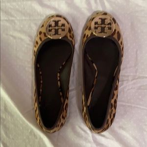 Tory Burch Leopard Print Slides